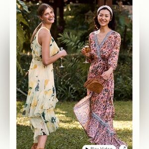 Farm Rio Clara Dress (size xs, wrap dress)